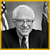 stage photo of Bernie Sanders
